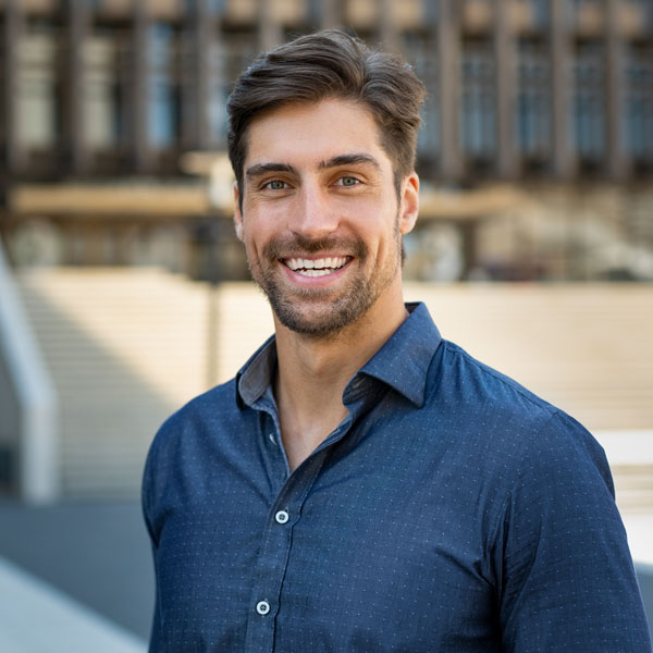 smiling young man
