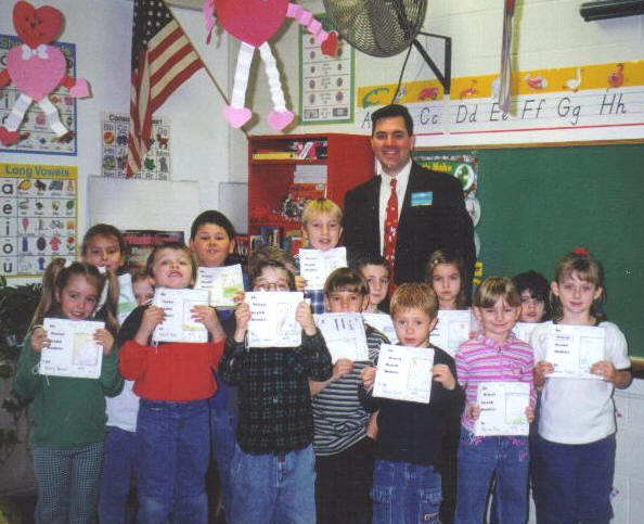 doctor wickenhauser with a class